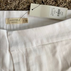 HARPER HERITAGE White Scalloped Shorts